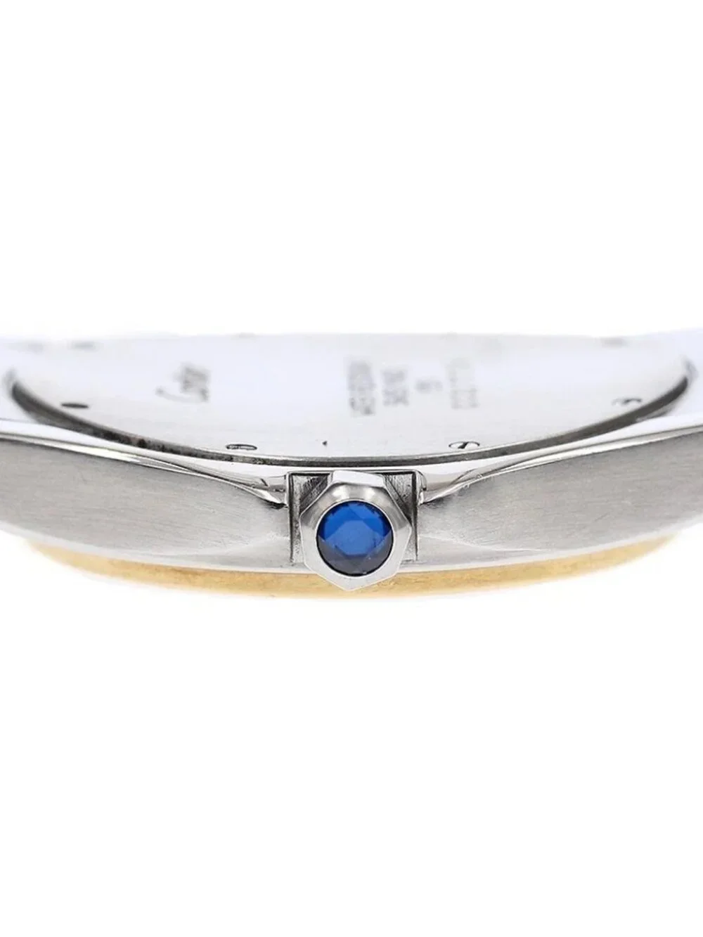 CARTIER Santos Rondo MM Date beige Dial Quartz Boy's Watch_966287